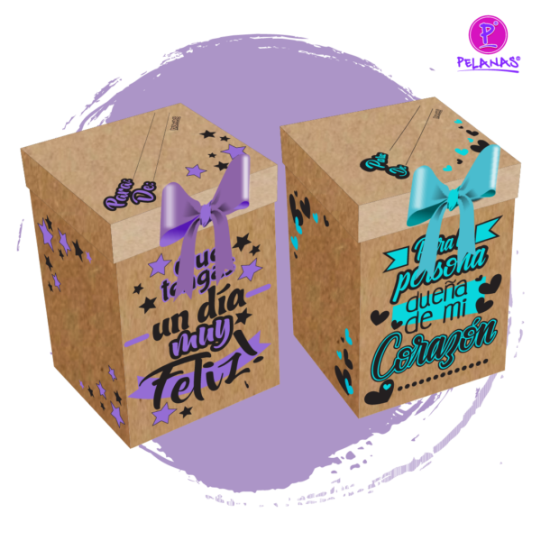 CAJAS FANTASIA KRAFT GRANDE X4