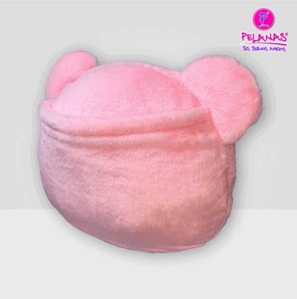 COJÍN BOLSILLO OSO ROSA - Imagen 2