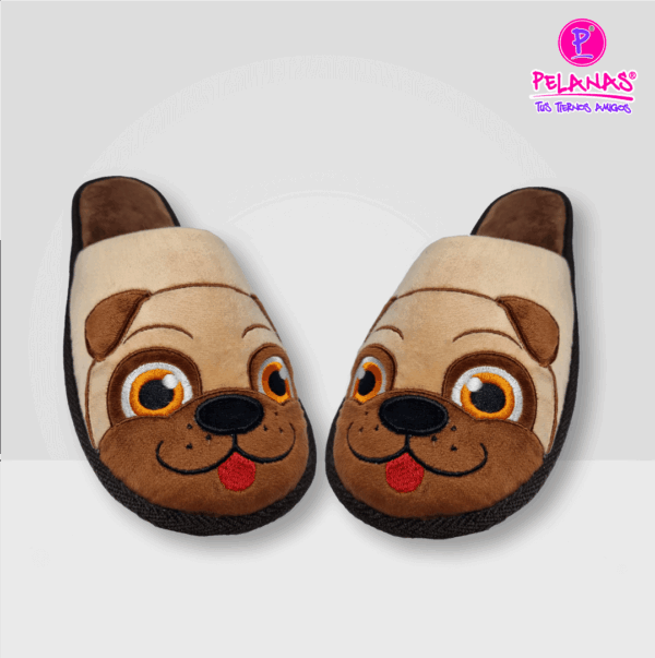 PANTUFLA PUG CAMEL
